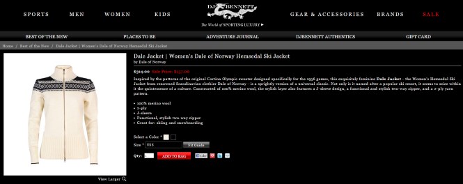 dale jacket norway